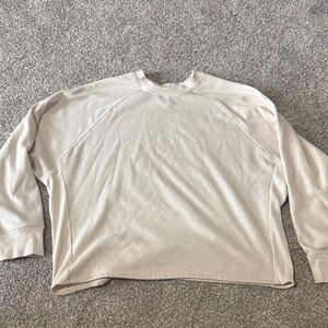 Pacific Crest-Cream Long Sleeve Sweatshirt